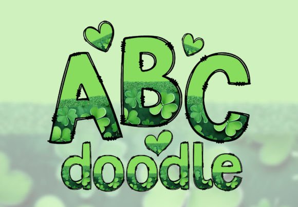 Download St Patrick Day Font Doodle Letters PNG - Letter Collection