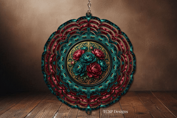 Download Opulent Peonies Wind Spinner - Opulent Collection