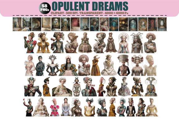 Download Opulent Dreams Clipart – 58 PNGs - Opulent Collection