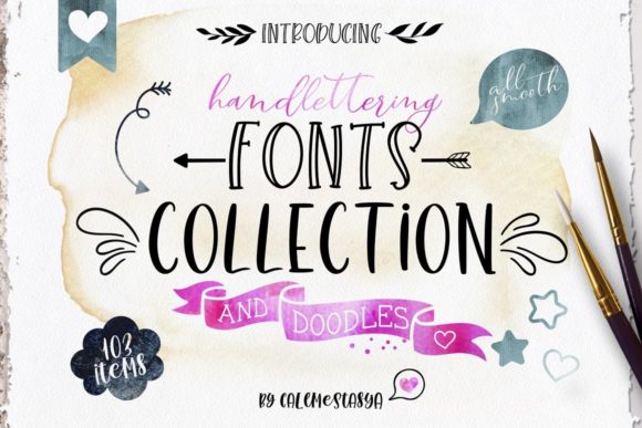 Download Handlettering Fonts Collection - Letter Collection