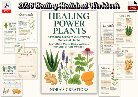 Download 2026 Healing Medicinal Workbook - Premium Bundle