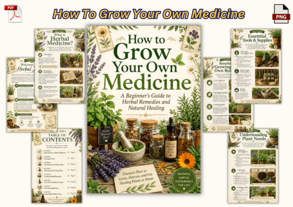 Download How to Grow Your Own Medicine Workbook - Premium Bundle