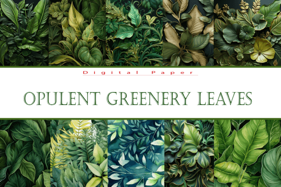 Download Opulent Greenery Leaves - Opulent Collection